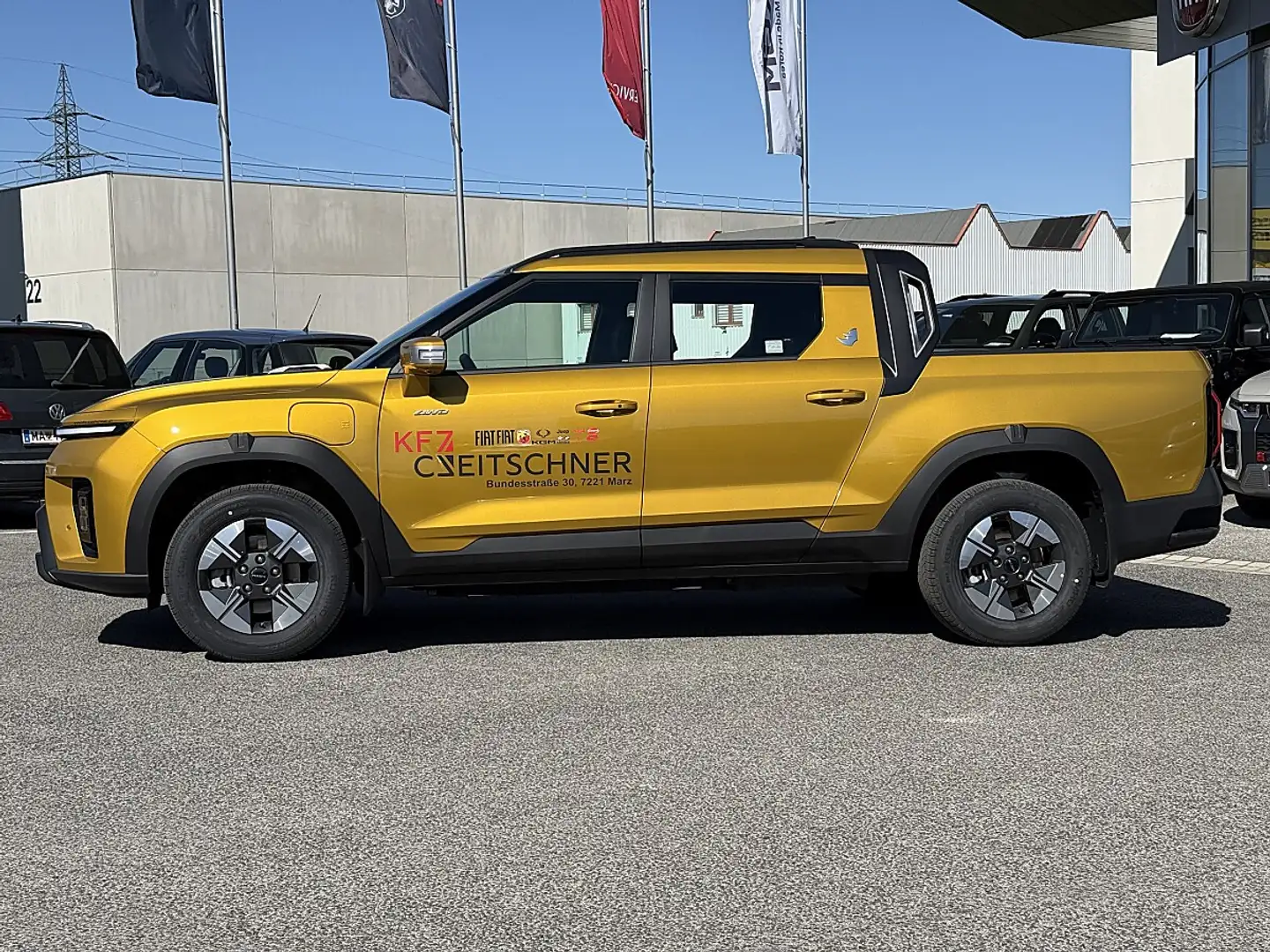 KGM Musso EV 80,6kWh Premium Gelb - 2