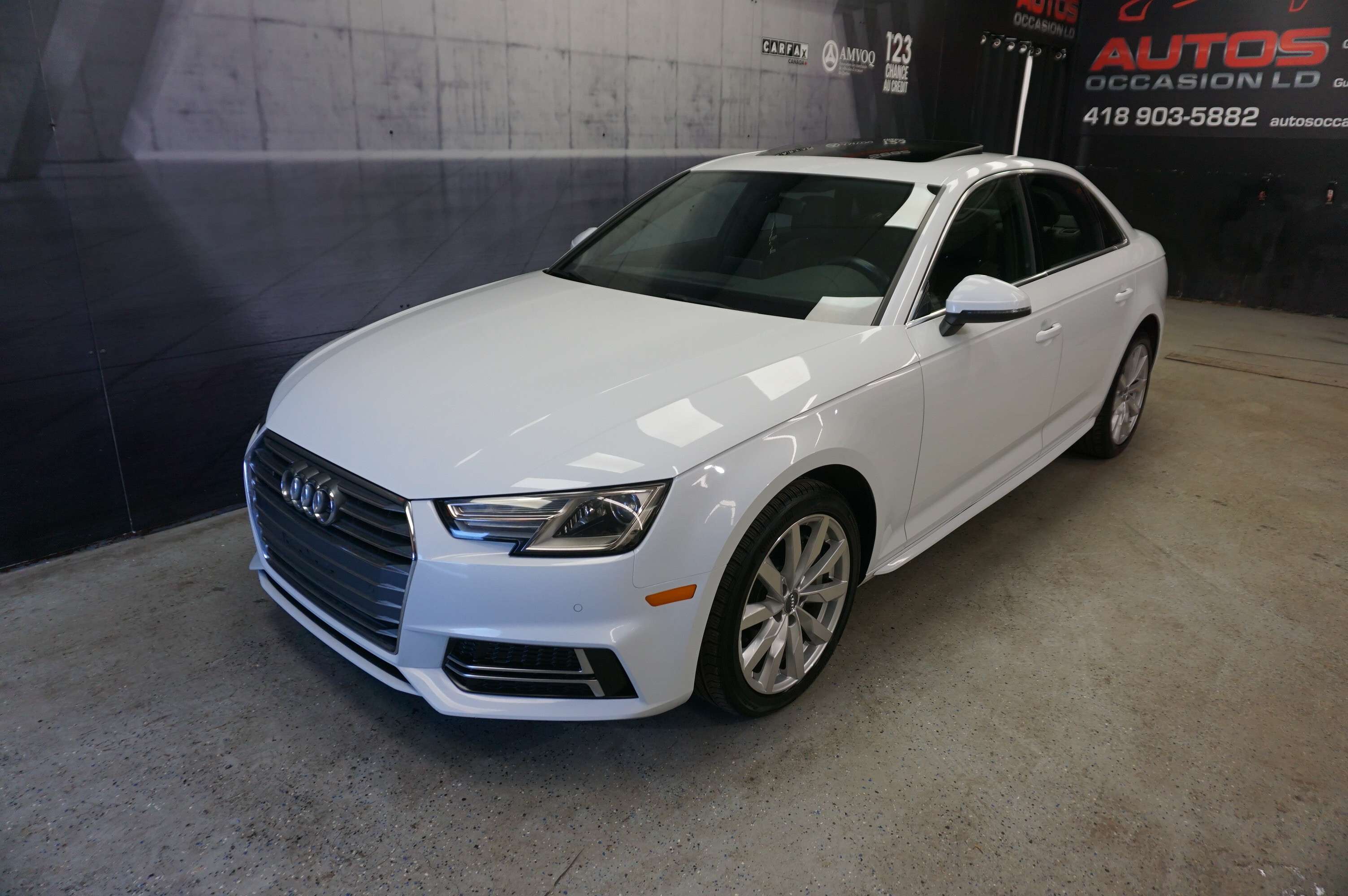 2018 Audi A4 KOMFORT 2.0 TFSI QUATTRO - CUIR BRUN TOIT OUVRANT alt 3