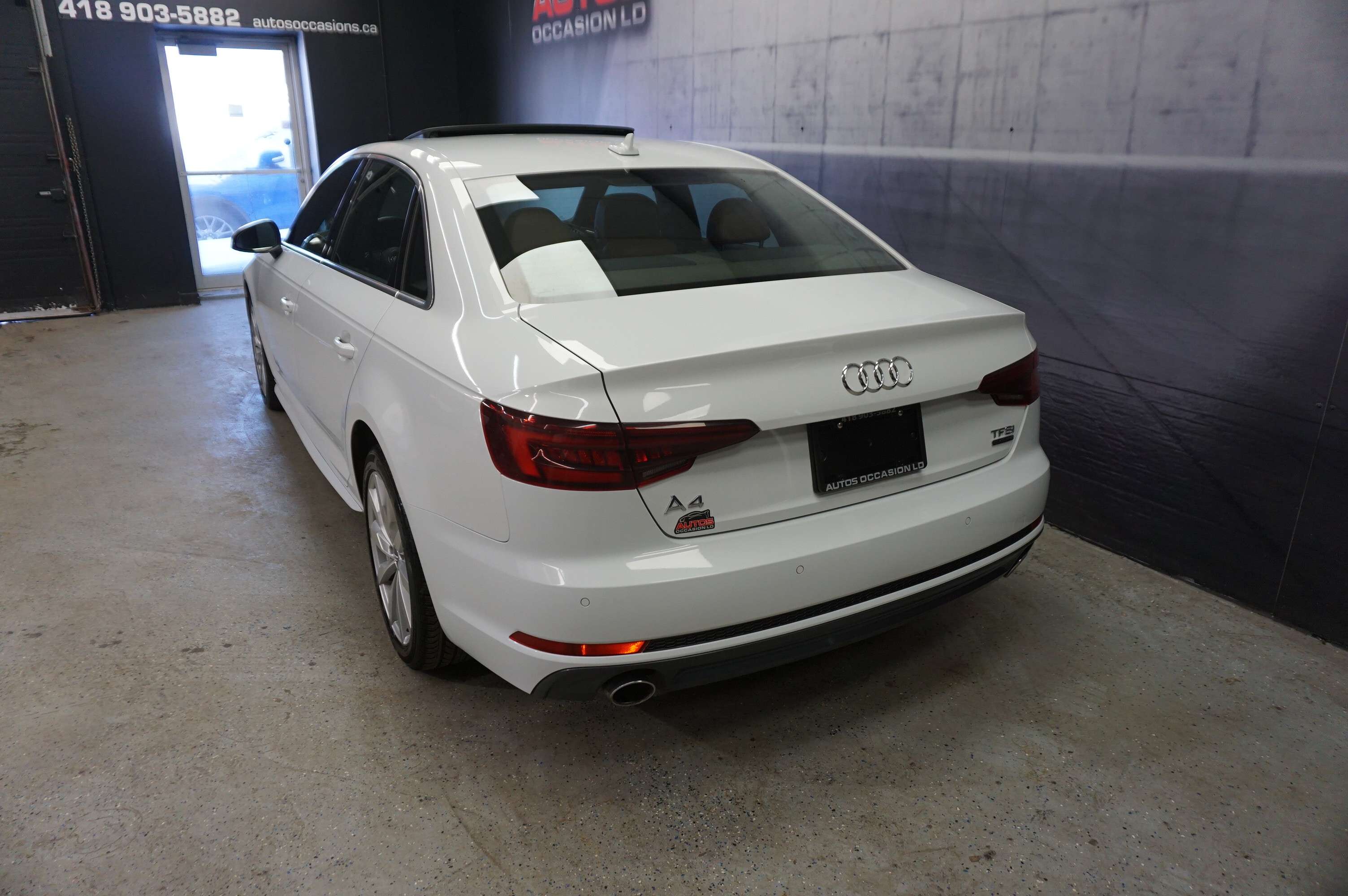 2018 Audi A4 KOMFORT 2.0 TFSI QUATTRO - CUIR BRUN TOIT OUVRANT alt 5
