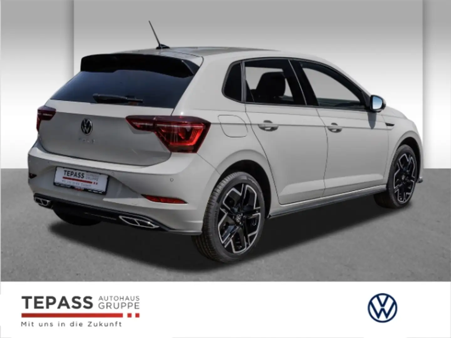 Volkswagen Polo 1.0 TSI R-Line LED KAMERA APP SHZ PDC Grau - 2