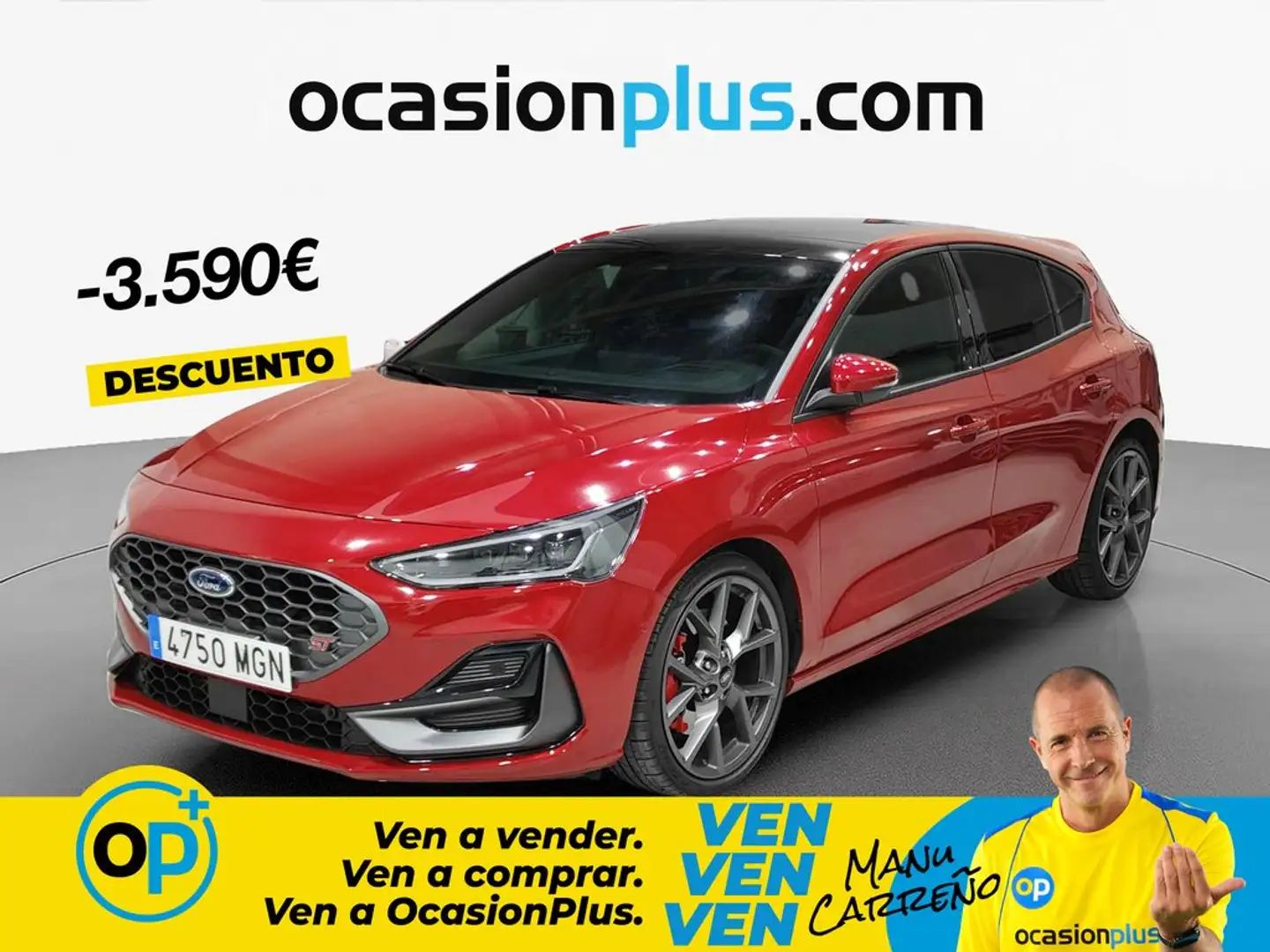 Ford Focus 2.3 Ecoboost ST Aut. Rojo - 1
