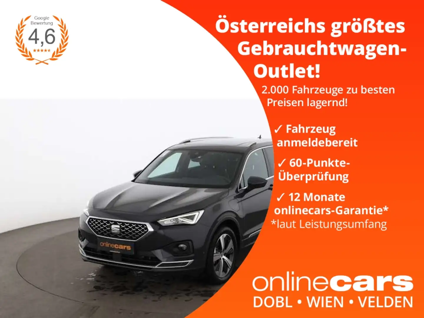 SEAT Tarraco 1.4 Xcellence Aut LED SKY AHK RADAR NAVI Grigio - 1