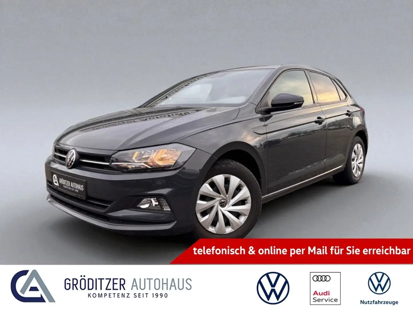 Volkswagen Polo Active DSG APP|SHZ|PDC|GRA|LED Gris - 1