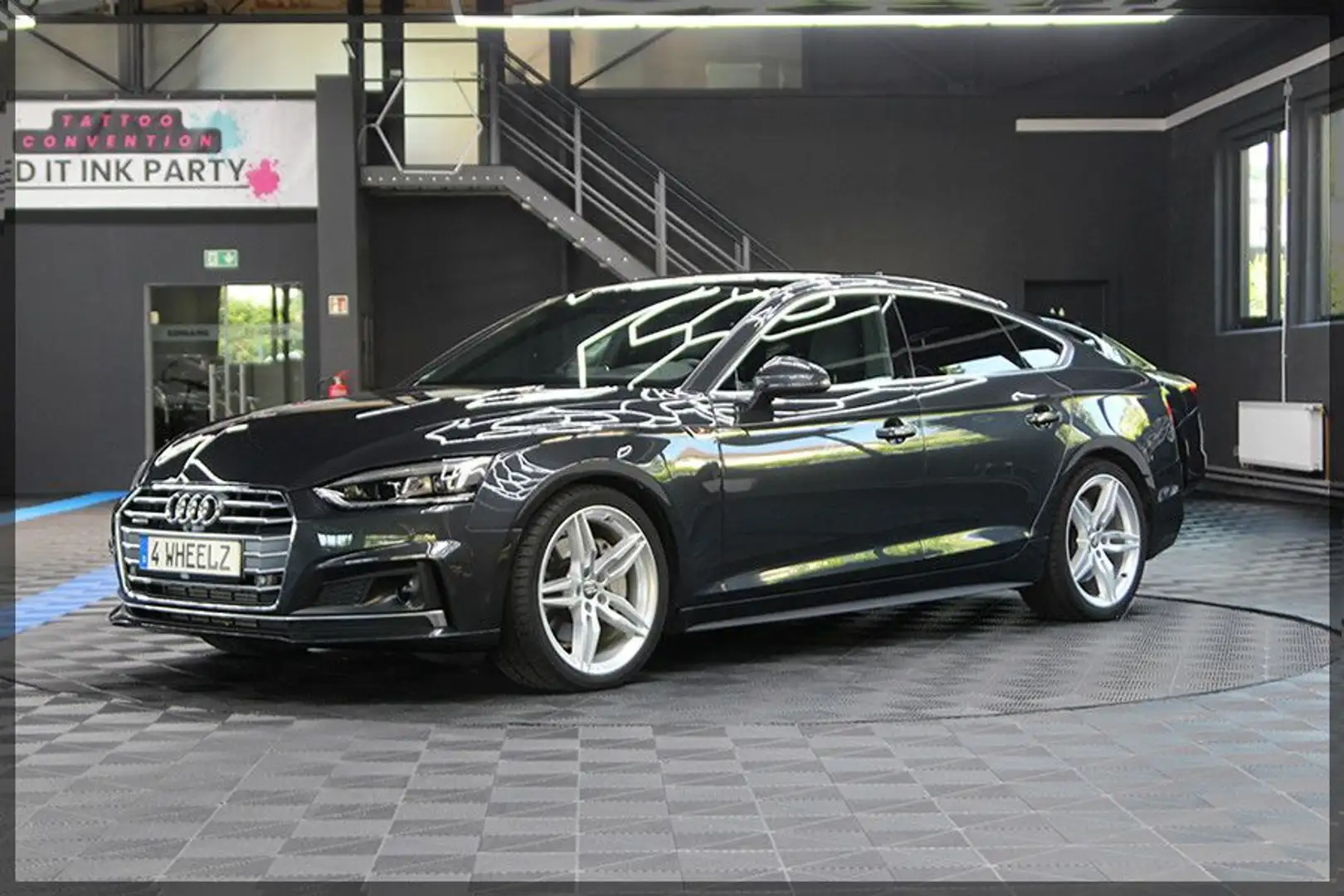 Audi A5 2.0 TFSI S tronic quattro Sportb. S Line PANO Grigio - 2