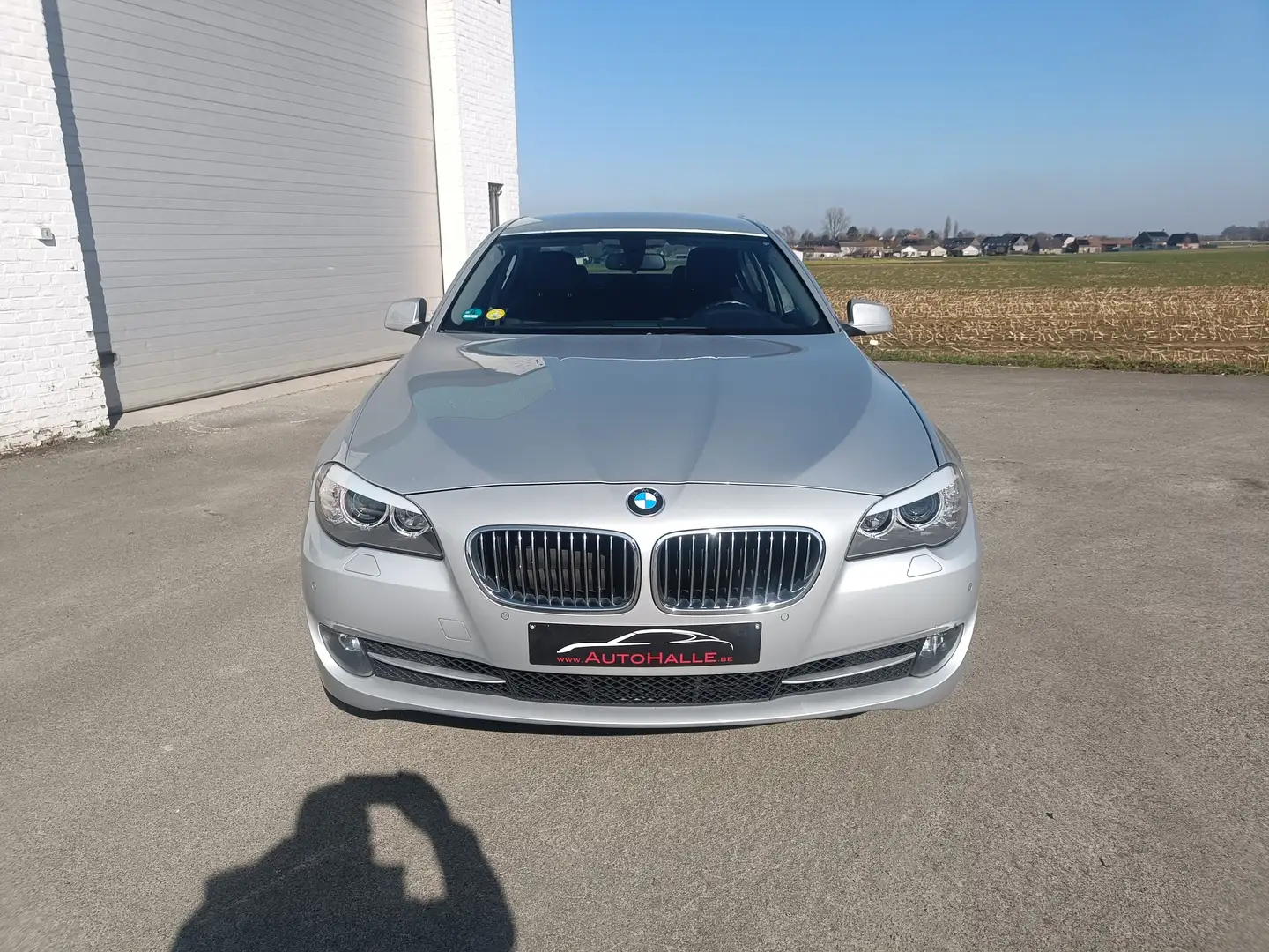 BMW 525 525d Start/Stop 217pk/ch - 93.000km - LEER/CAMERA Argent - 2