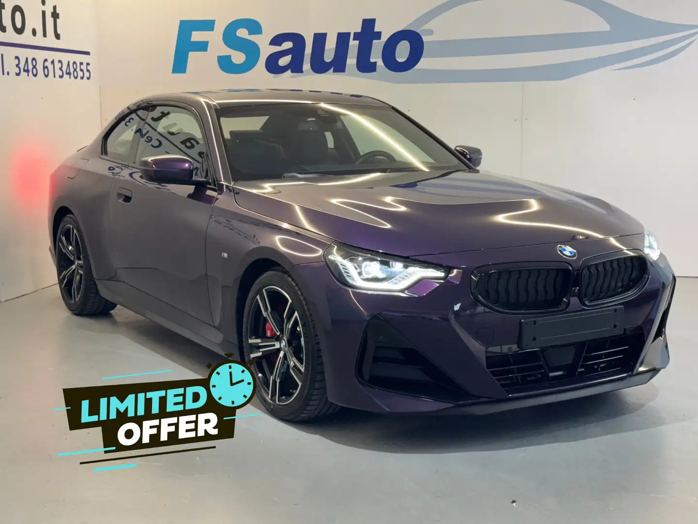 BMW 220 i Coupé Msport pro - promo fsauto Violet - 1