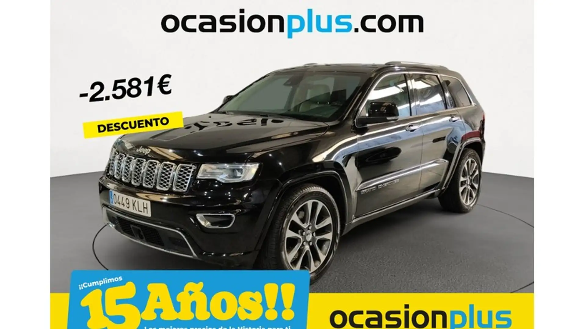 Jeep Grand Cherokee 3.0 Multijet Overland Aut. 184kW Noir - 1