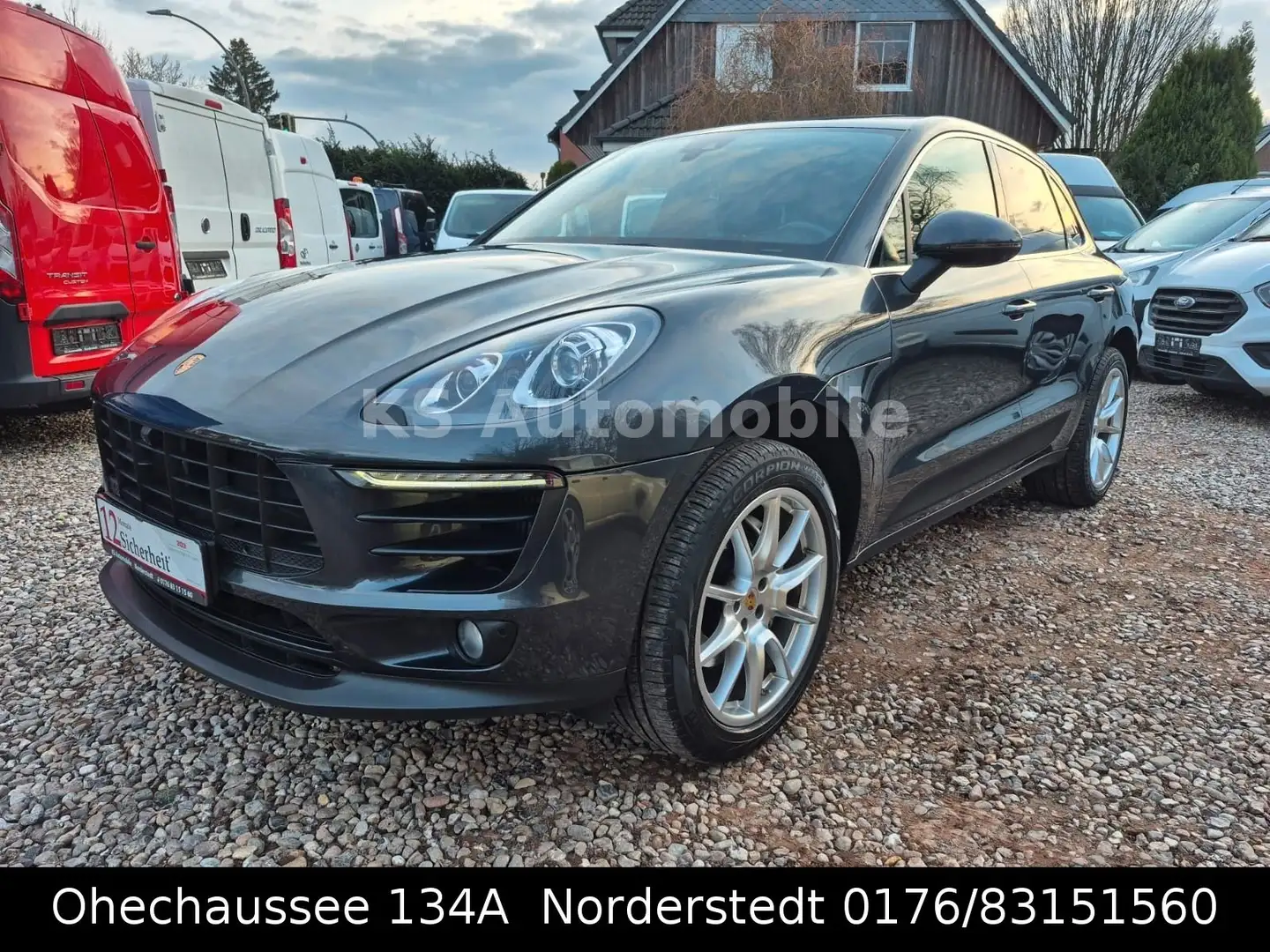 Porsche Macan S 3.0 V6 Automatik Panorama 1 Hand Szary - 1