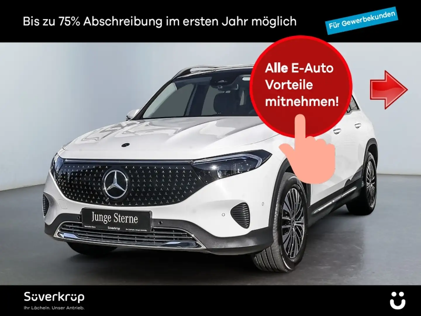 Mercedes-Benz EQB 300 4M , 360 DISTR KAMERA PANO SPUR STANDH Wit - 1