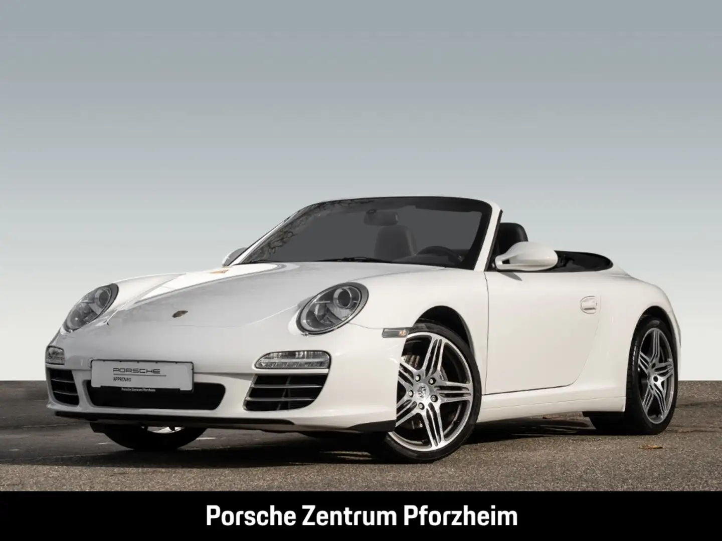 Porsche 997 911 Carrera 4 Cabrio Sportabgasanlage BOSE Weiß - 1