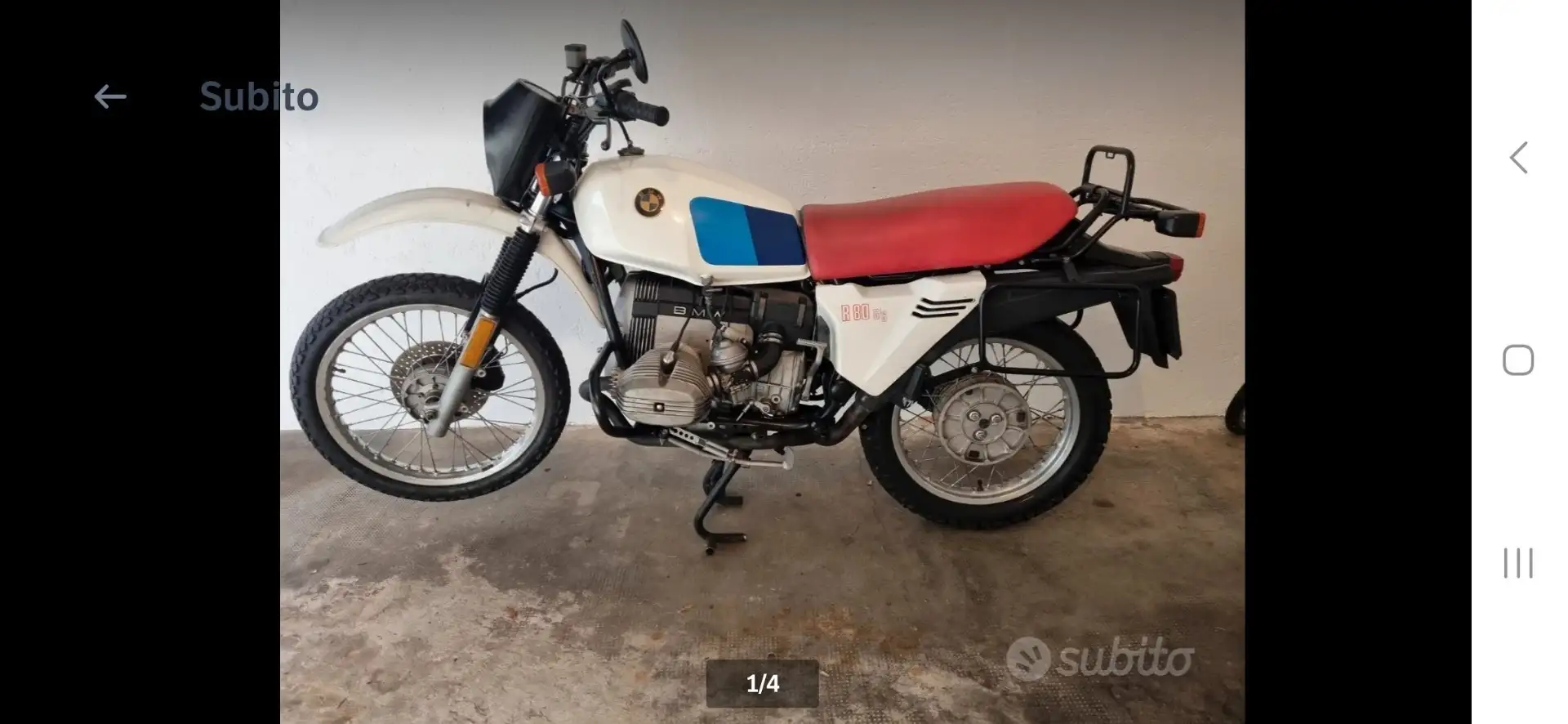 BMW R 80 GS Blanc - 1