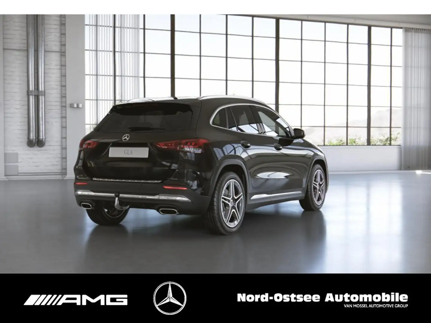 Mercedes-Benz GLA 250 4M AMG AHK PANO SITZHZG KAMERA TOTWINKEL Negro - 2