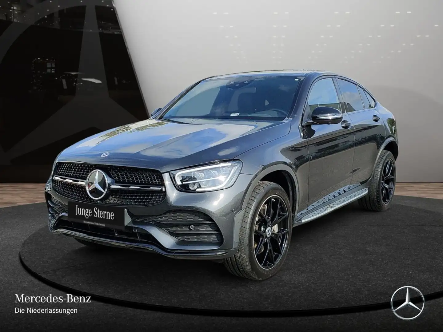 Mercedes-Benz GLC 300 de Coupé 4M AMG+NIGHT+360+AHK+LED+HUD+9G Grau - 2