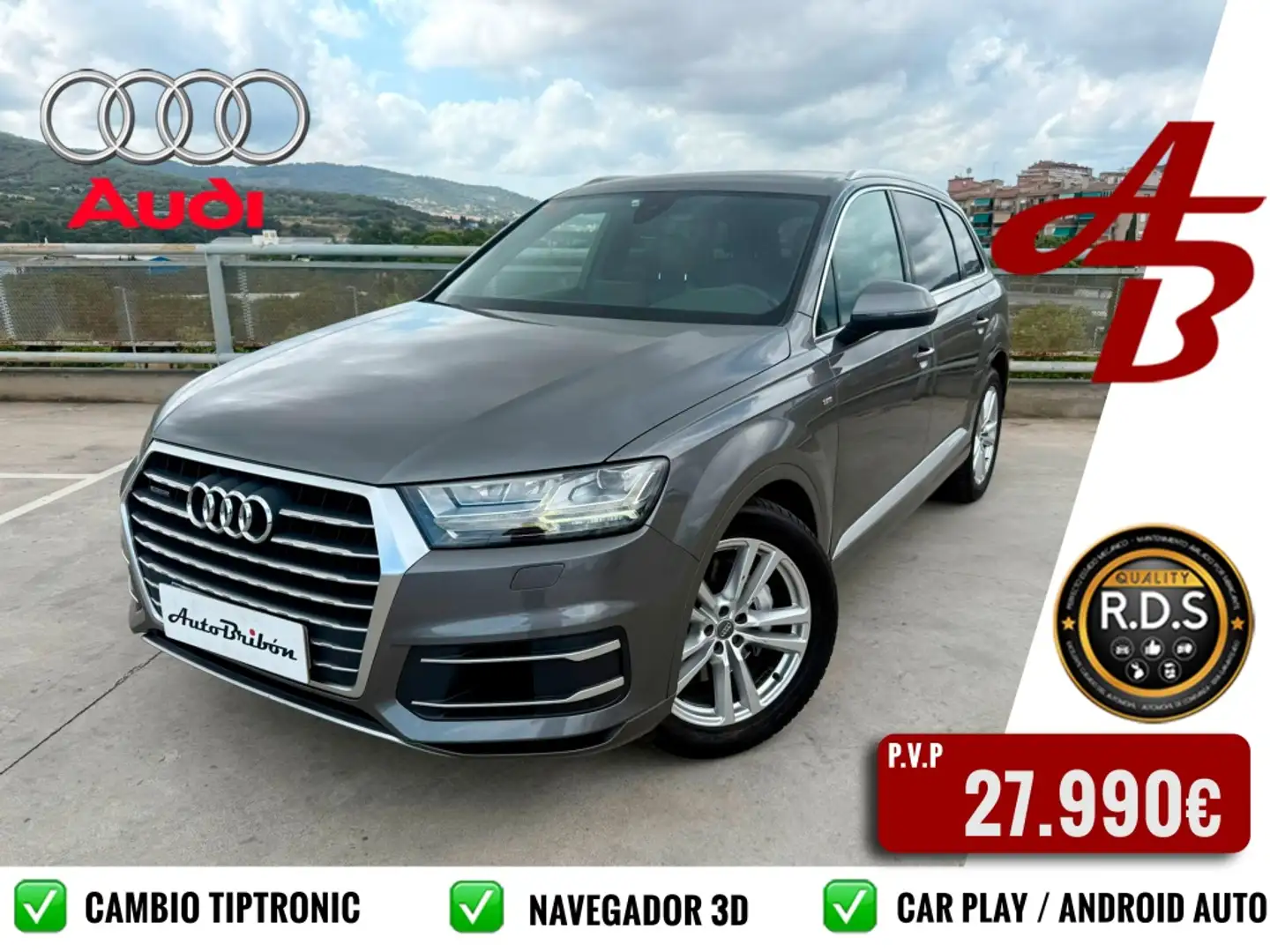 Audi Q7 3.0TDI sport quattro Tip. 200kW(9.75) Grijs - 1