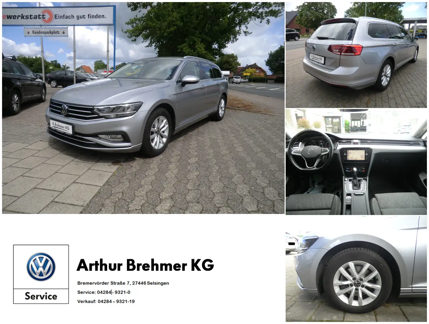 Volkswagen Passat Variant Variant 2.0 TDI BMT DSG Business AHK NAVI SHZ RFK Argent - 1