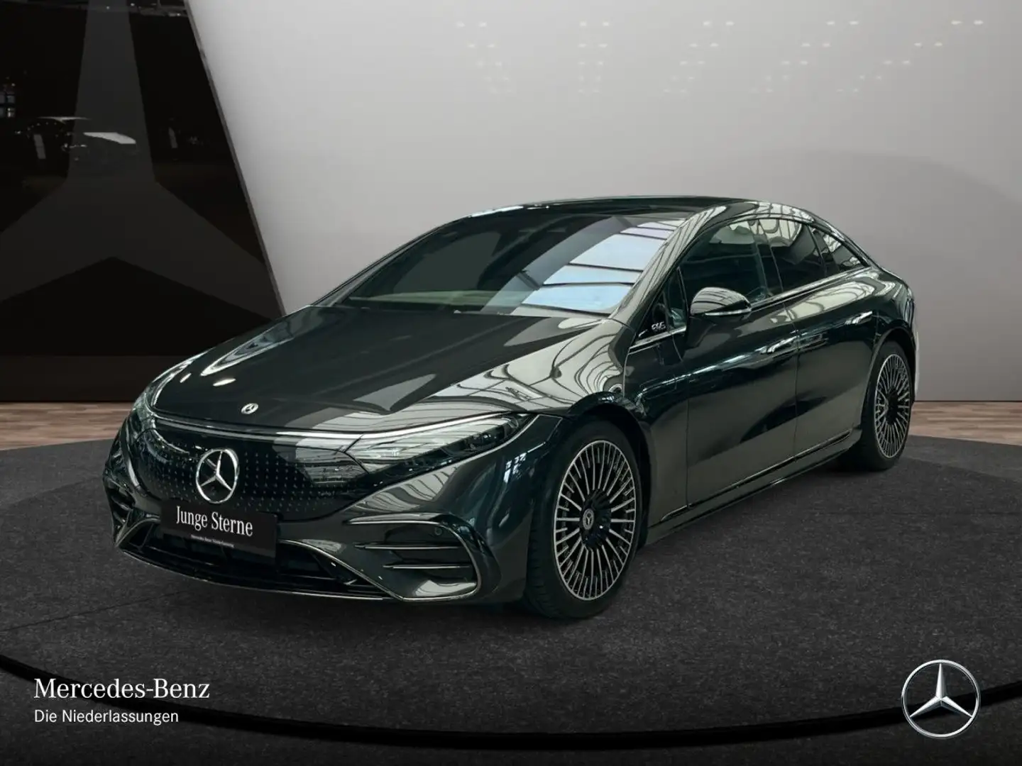 Mercedes-Benz EQS 580 4MATIC AMG Fahrass Airmat Pano Burmester Gris - 2