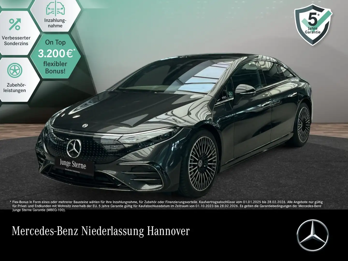 Mercedes-Benz EQS 580 4MATIC AMG Fahrass Airmat Pano Burmester Gris - 1