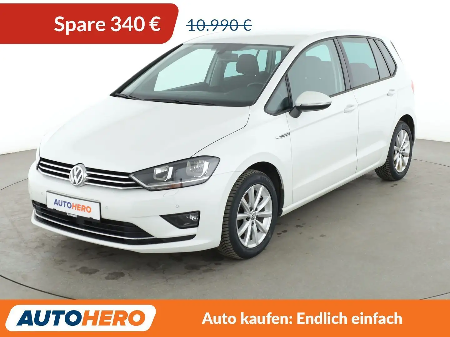 Volkswagen Golf Sportsvan 1.2 TSI Lounge BMT *PDC*SHZ*TEMPO*KLIMA* Weiß - 1