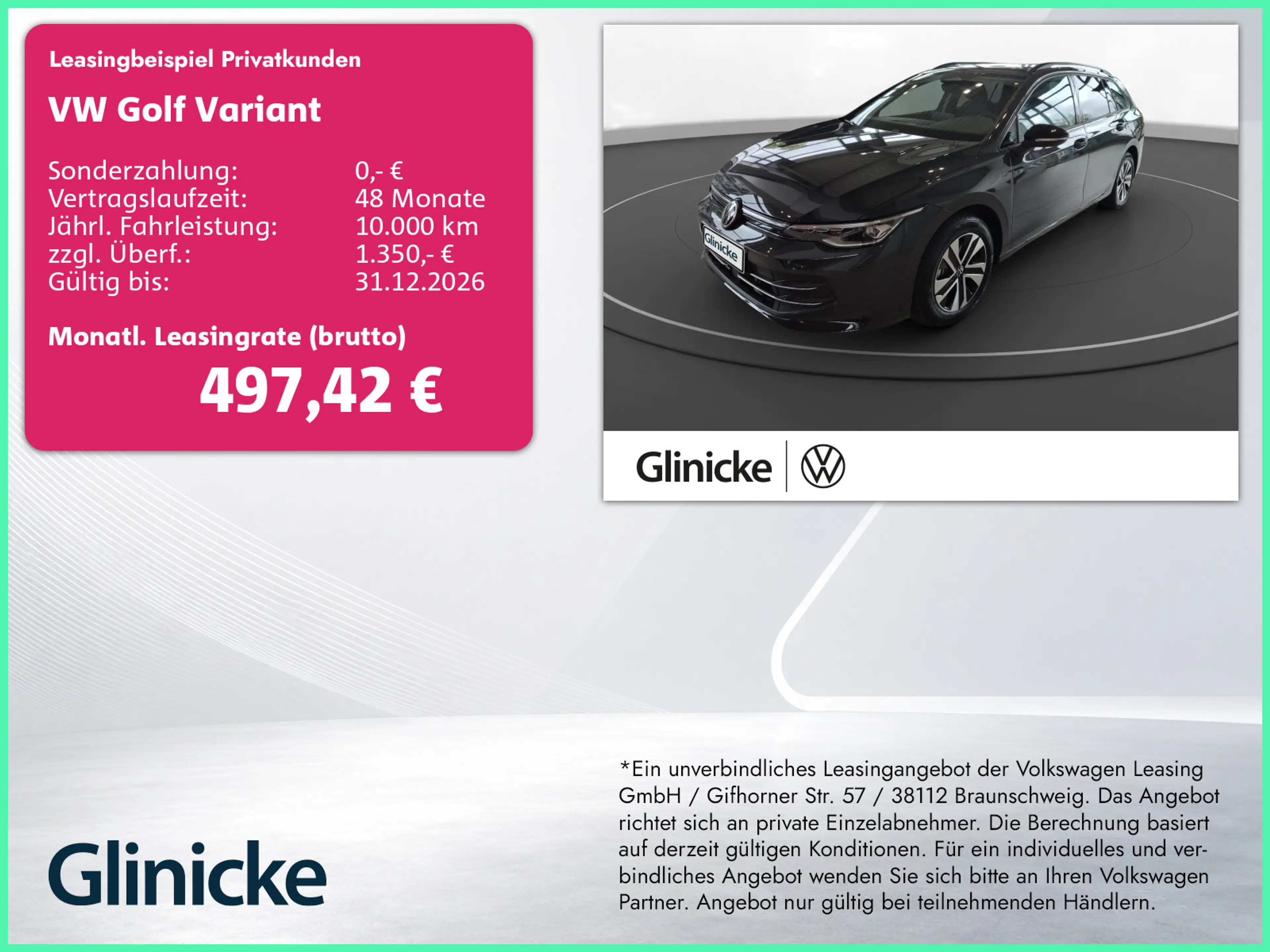 Volkswagen Golf Variant ENERGY 2,0 l TDI SCR 110 kW (150 PS