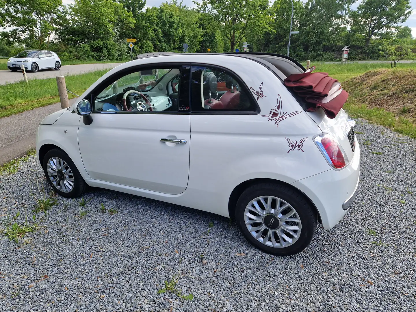 Fiat 500C 500 C 1.2 Dualogic Pop-Star Weiß - 1