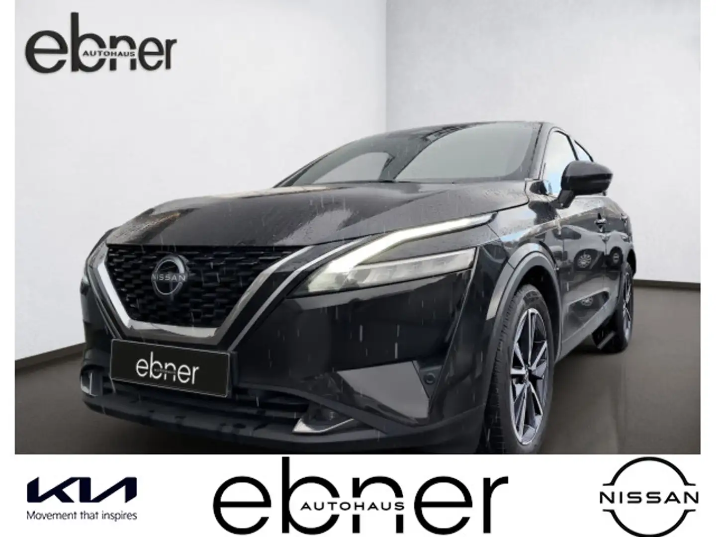 Nissan Qashqai 1.3 DIG-T Aut. Tekna | 360° Kamera | LED Schwarz - 1