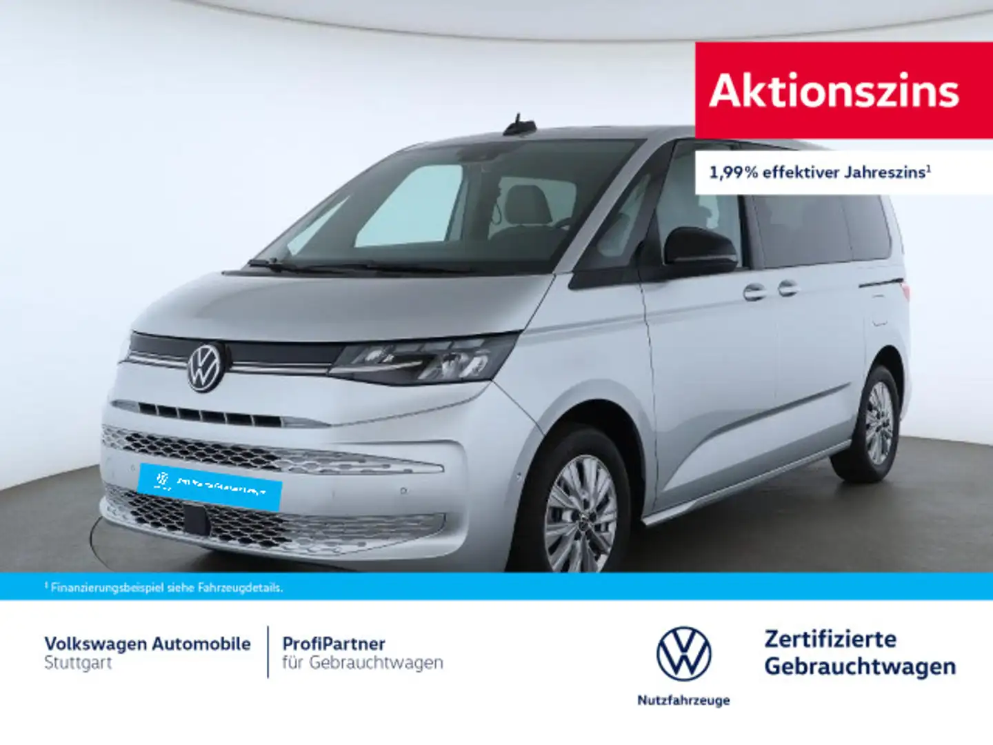 Volkswagen T7 Multivan Life KÜ DSG 2.0 TDI Euro 6 e LED AHK Silber - 1