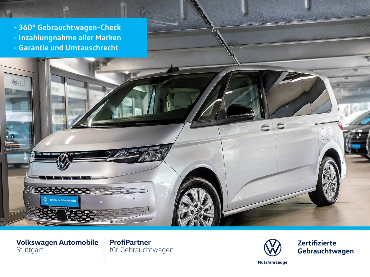 Volkswagen T7 Multivan Life KÜ DSG 2.0 TDI Euro 6 e LED AHK Silber - 2