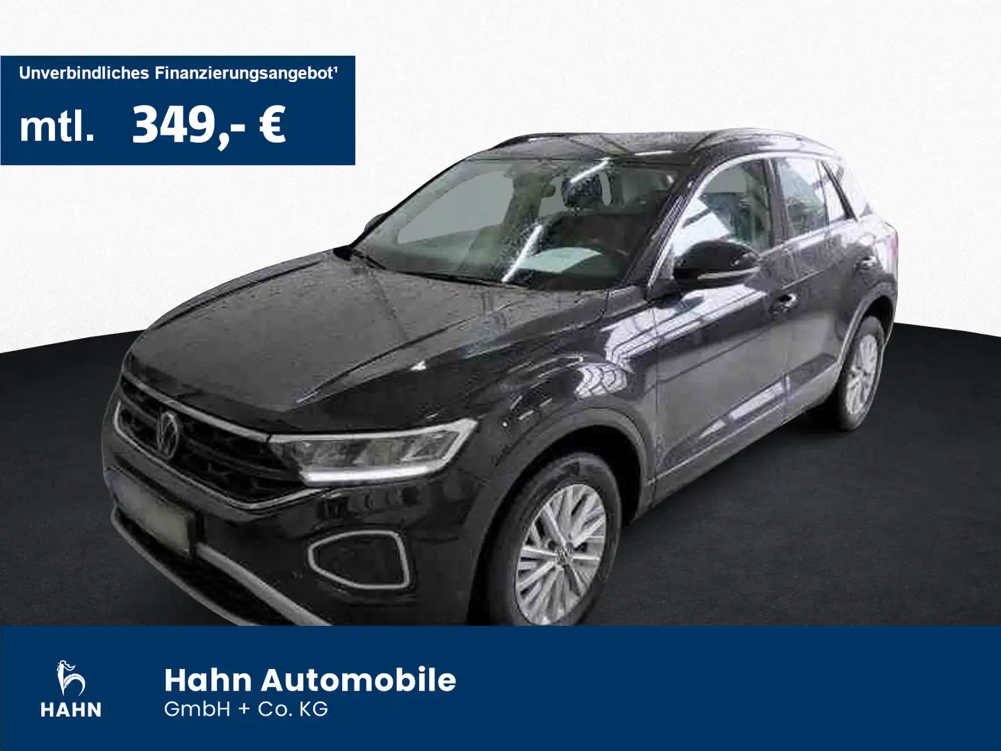 Volkswagen T-Roc 1.0TSI Life LED AHK APP Parklenk Sitzh DAB Schwarz - 1