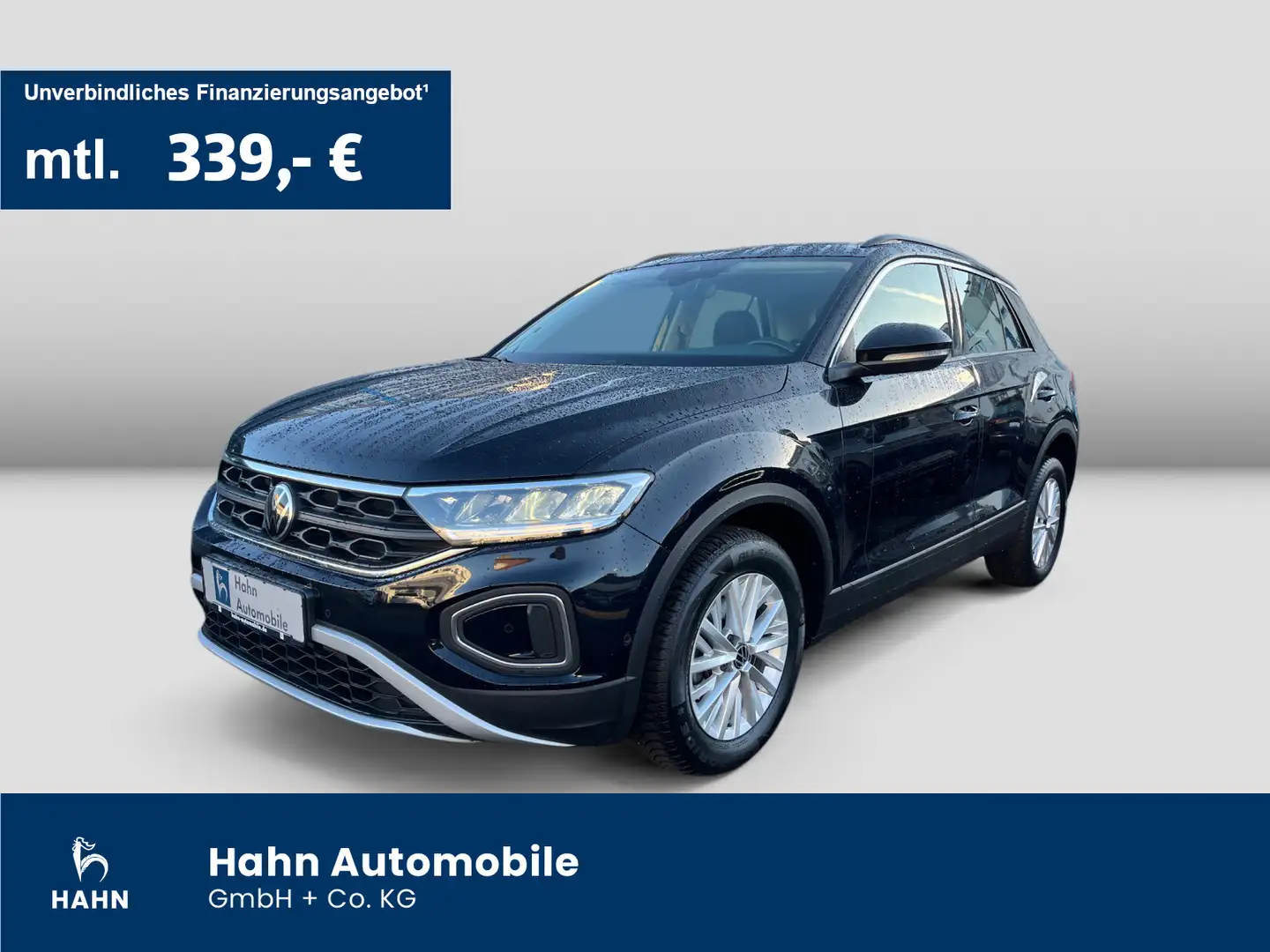Volkswagen T-Roc 1.0TSI Life LED AHK APP Parklenk Sitzh DAB Schwarz - 1