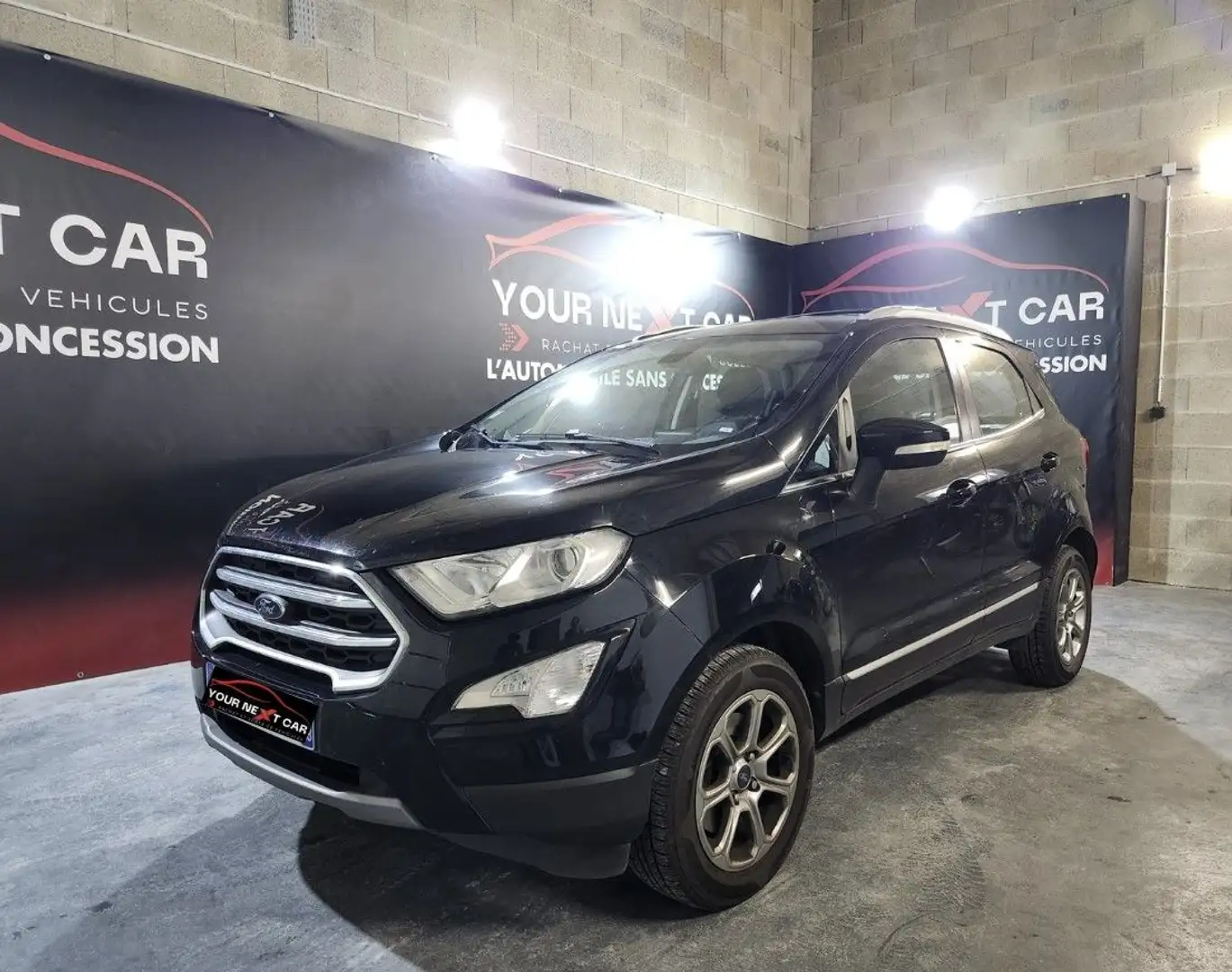 Ford EcoSport 1.0 ECOBOOST 125 TREND Schwarz - 1