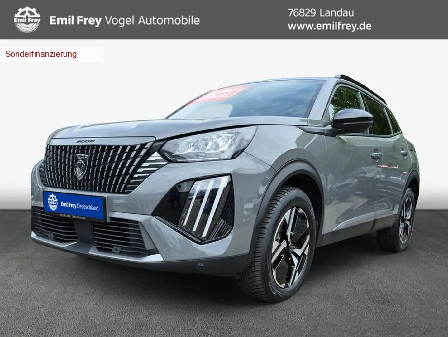 Peugeot 2008 BlueHDi 130 EAT8 Allure Grau - 1