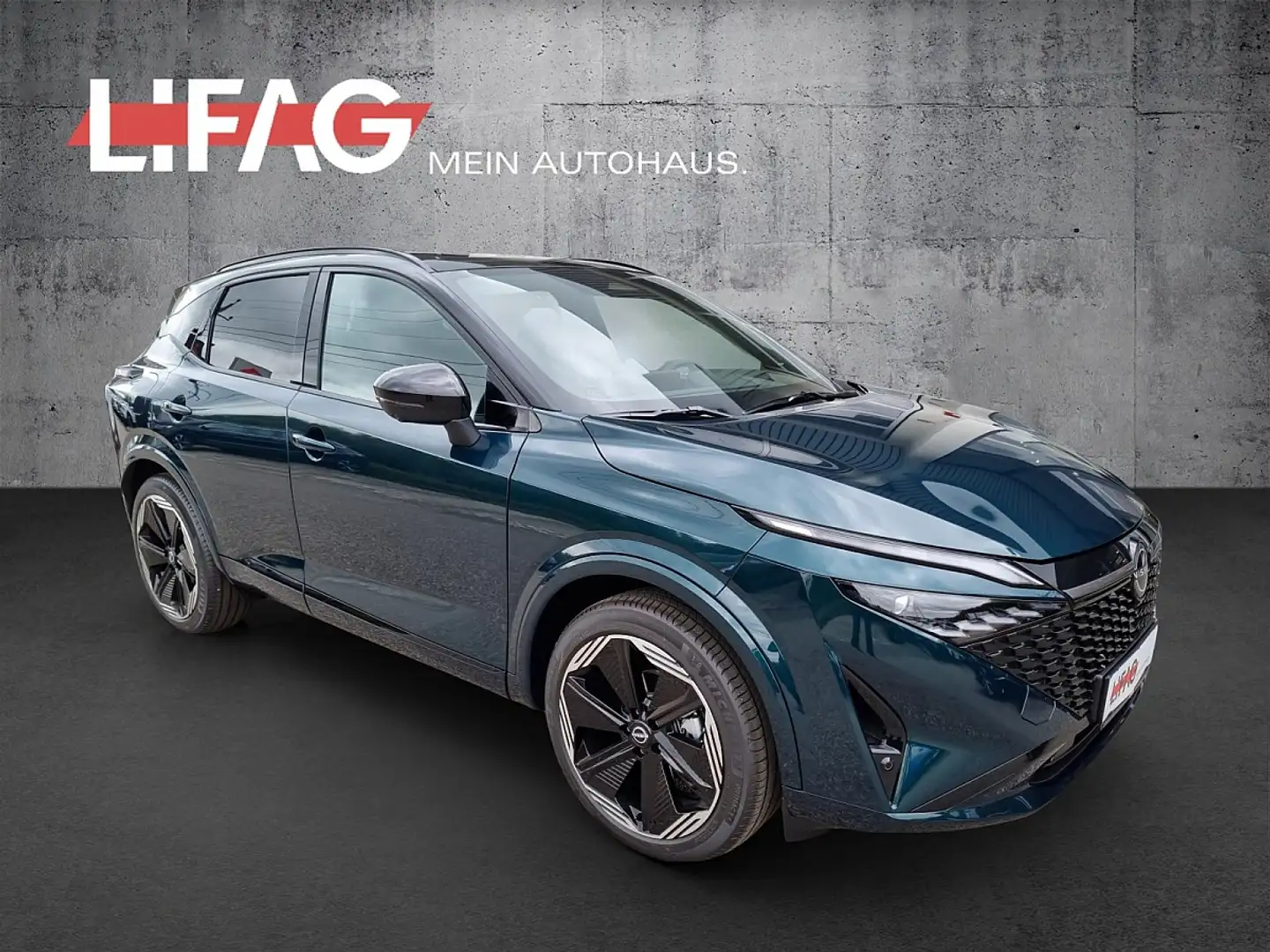 Nissan Qashqai 1,3 MHEV 4x4 N-Design+ Autom. !Modell 2025! *ab... Grün - 1