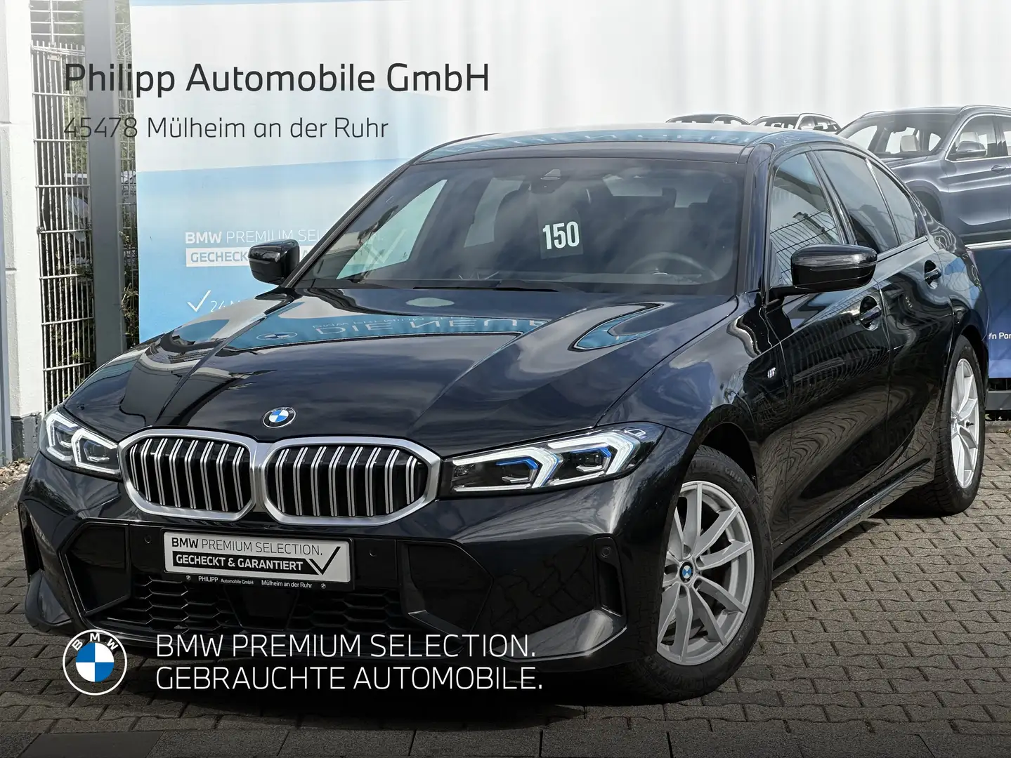 BMW 320 d xDrive Limo M Sport AHK ACC elektr.Sitze DA Schwarz - 2