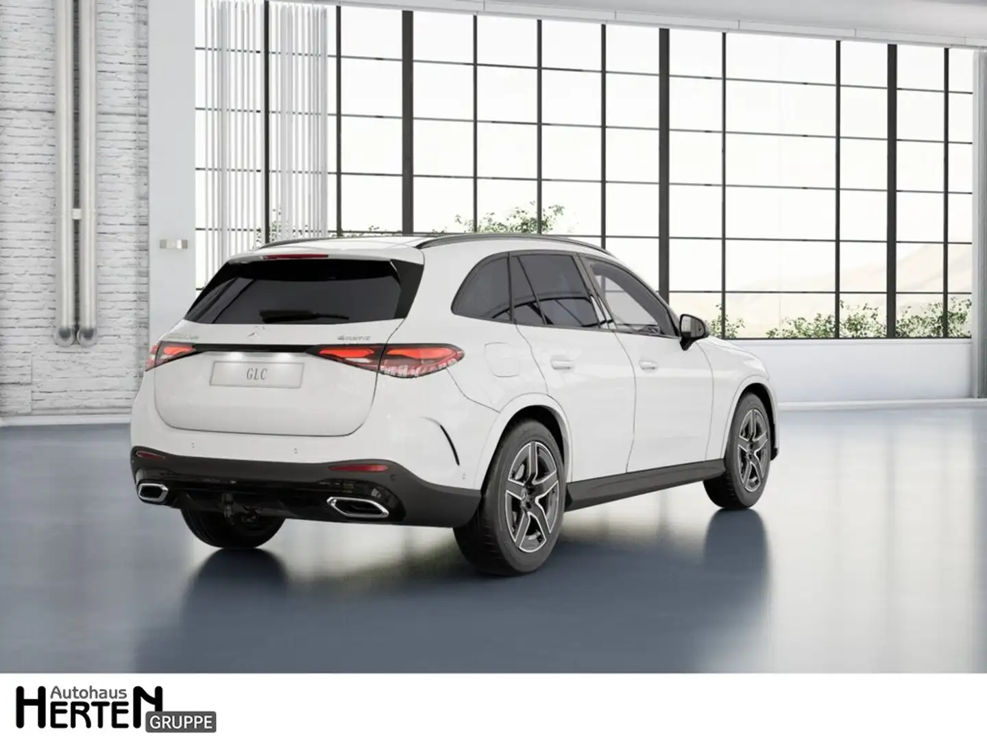 Mercedes-Benz GLC 300 de 4M AMG+NIGHT-P.+360°+MEMORY+PANO-SD Weiß - 2