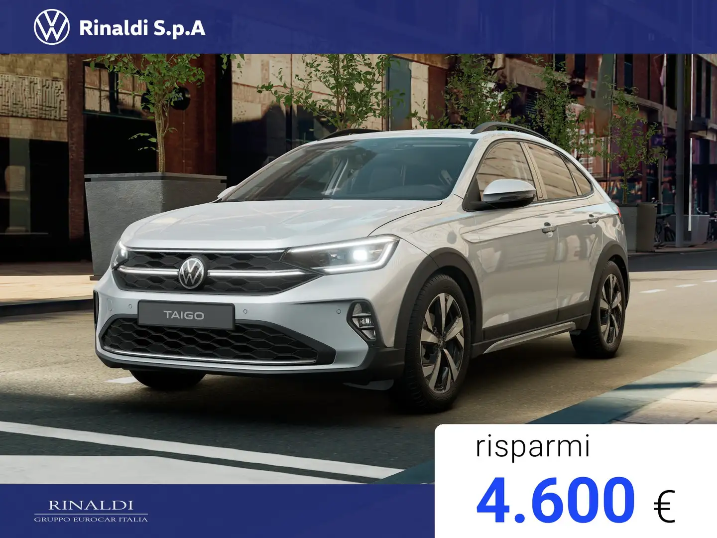 Volkswagen Taigo 1.0 tsi edition plus 95cv Grigio - 1