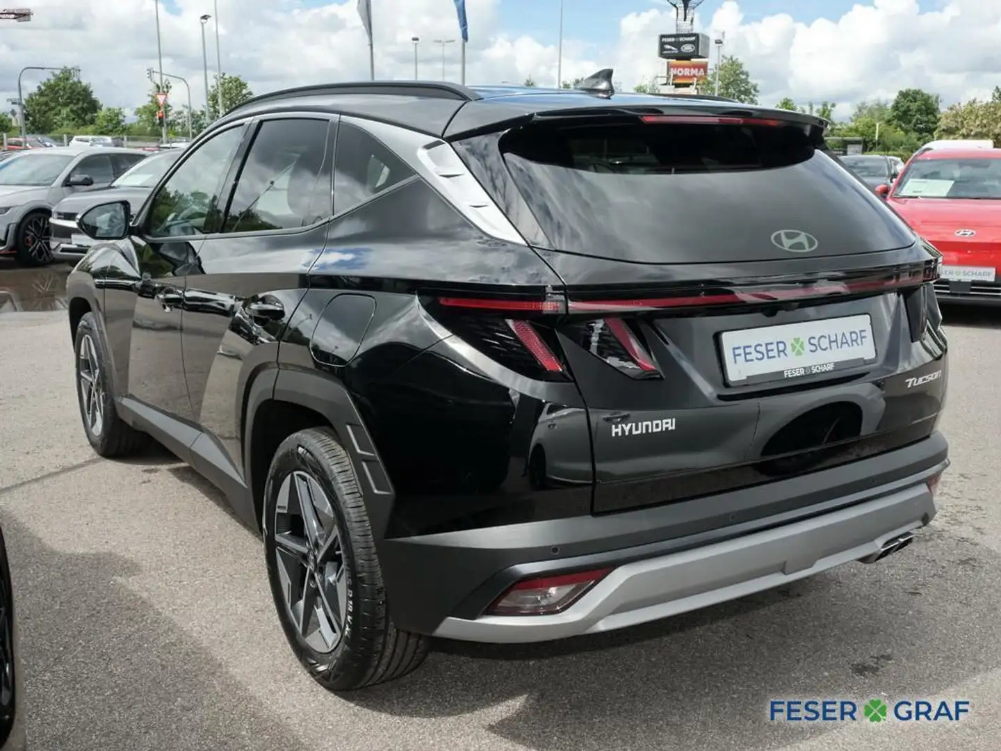 Hyundai TUCSON TREND NAVI CAM LED SHZ LHZ CARPLAY KLIMA Schwarz - 2