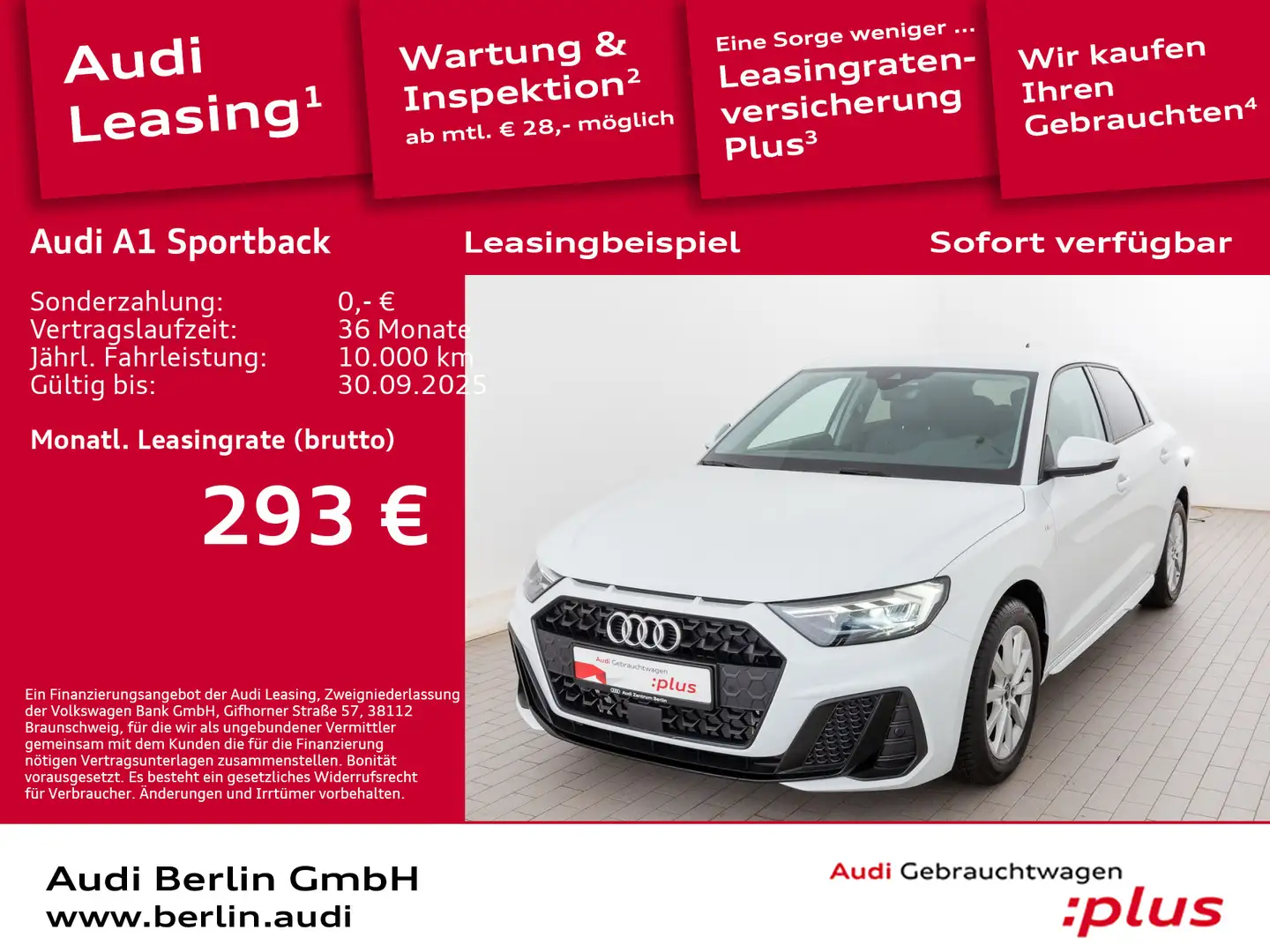 Audi A1 S line 25 TFSI S tr. VIRTUAL NAVI Weiß - 1