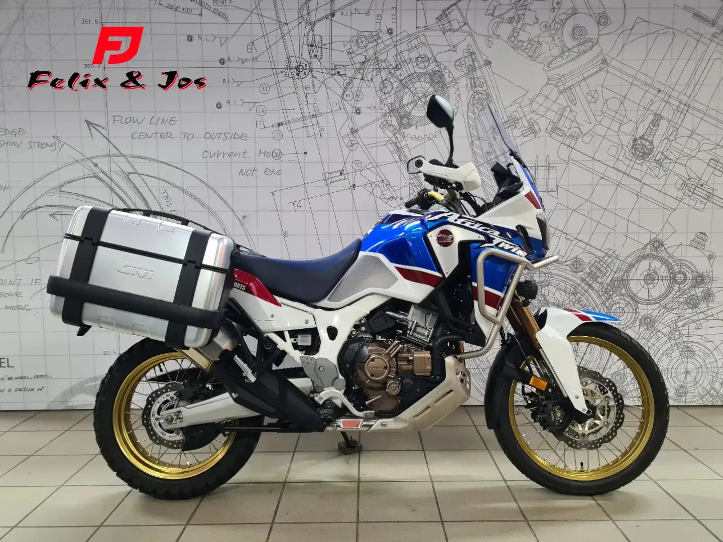 Honda CRF 1000 DCT Africa Twin Adventure Sport Alb - 1