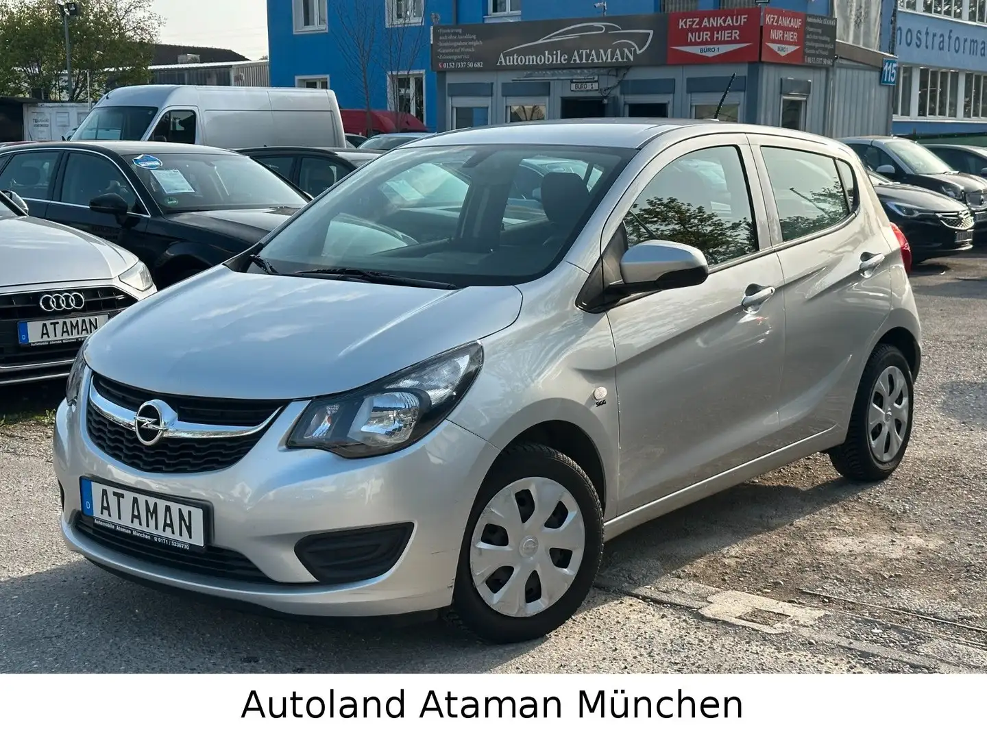 Opel Karl 1.0 Edition / Klima / Navi / SHZ / PDC Argintiu - 1