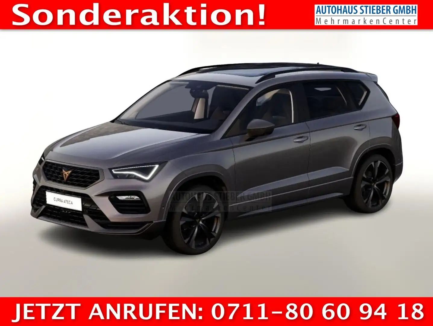 CUPRA Ateca 1.5 TSI 150 DSG Nav Pano eHK SHZ Kam Keyl. 110 ... Grijs - 1