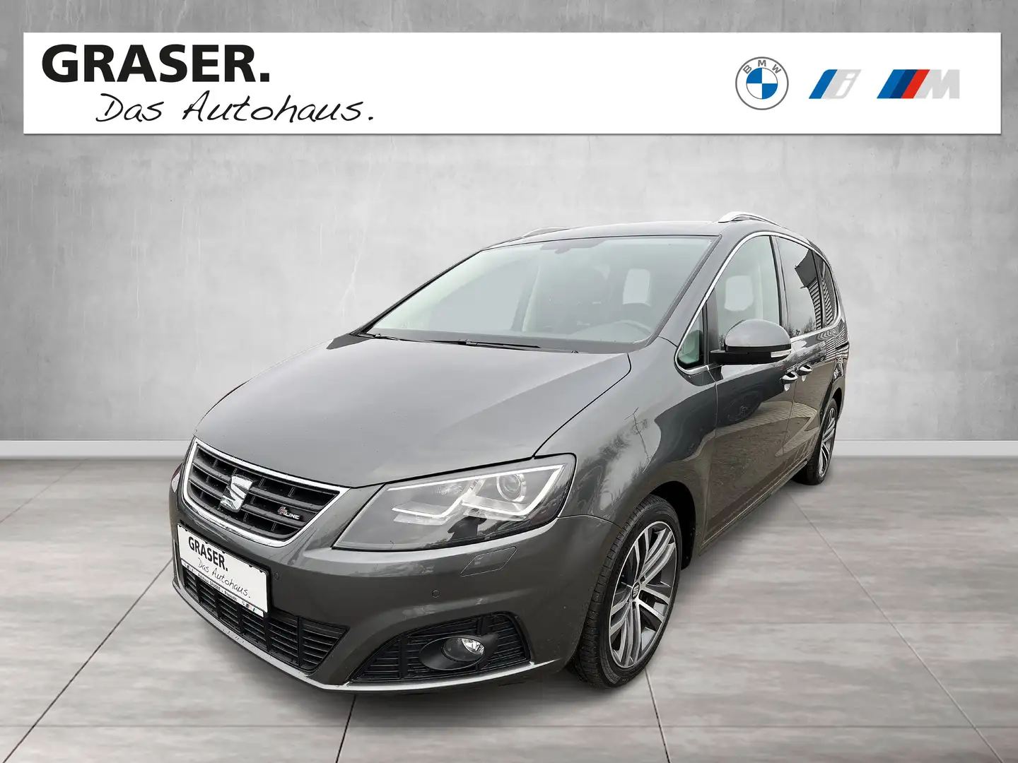 SEAT Alhambra 7 SITZE FR LINE DAB RFK TEMP AHK Grau - 1