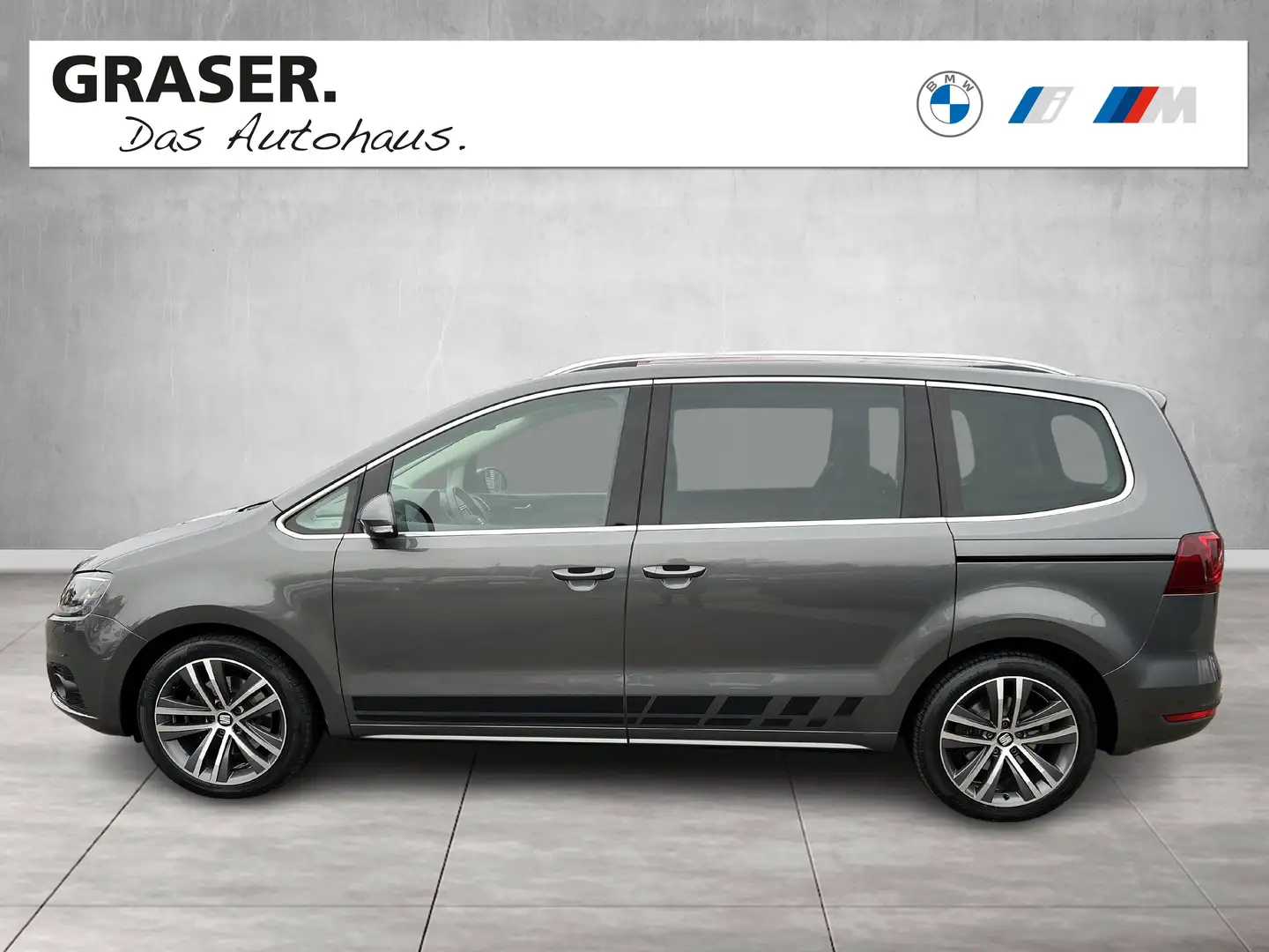 SEAT Alhambra 7 SITZE FR LINE DAB RFK TEMP AHK Grau - 2