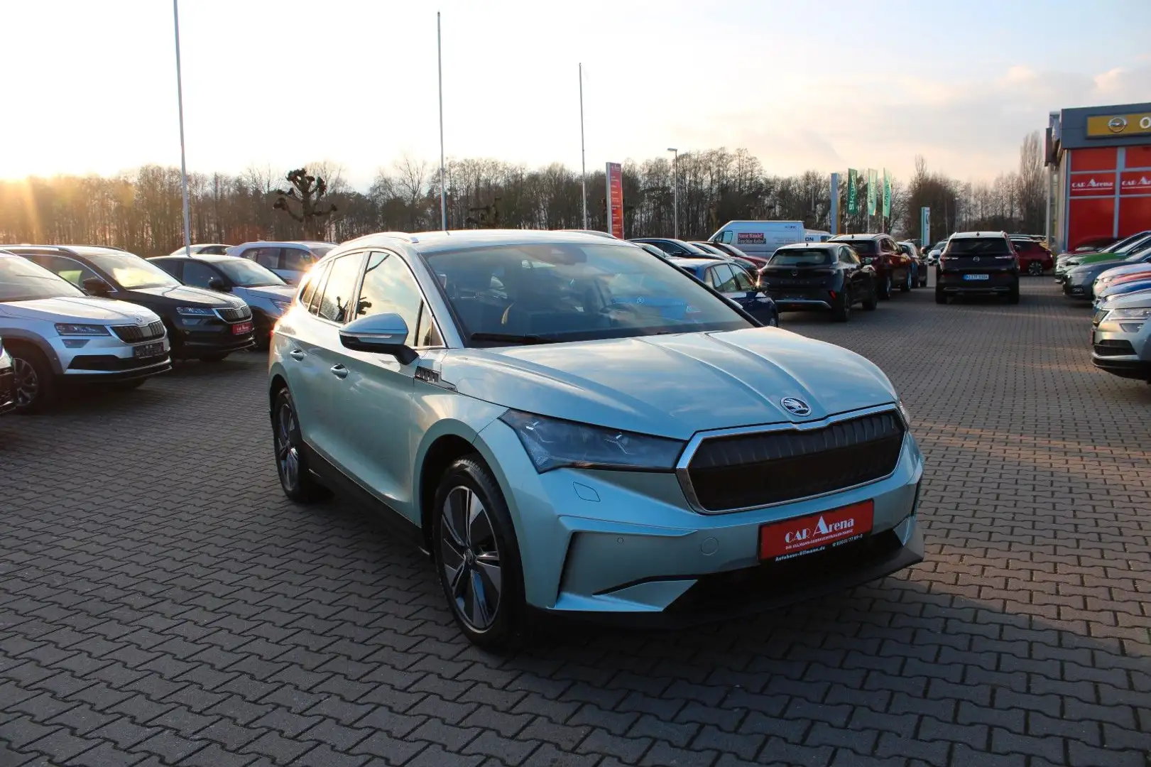 Skoda Enyaq 80 Lodge*1.Hand*Kamera*Klima* Silber - 1