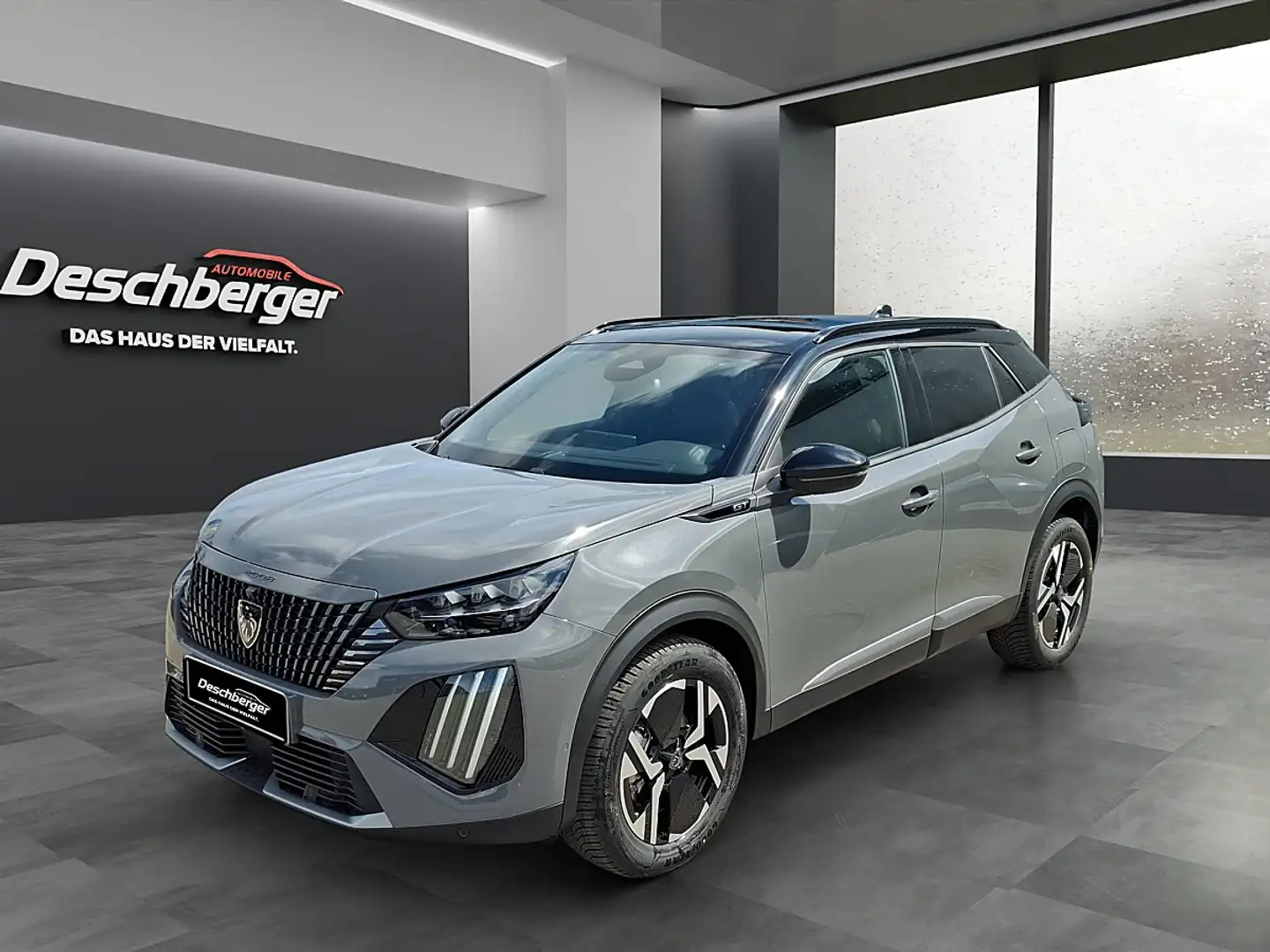 Peugeot 2008 Hybrid 145 e-DCS6 GT Grau - 1