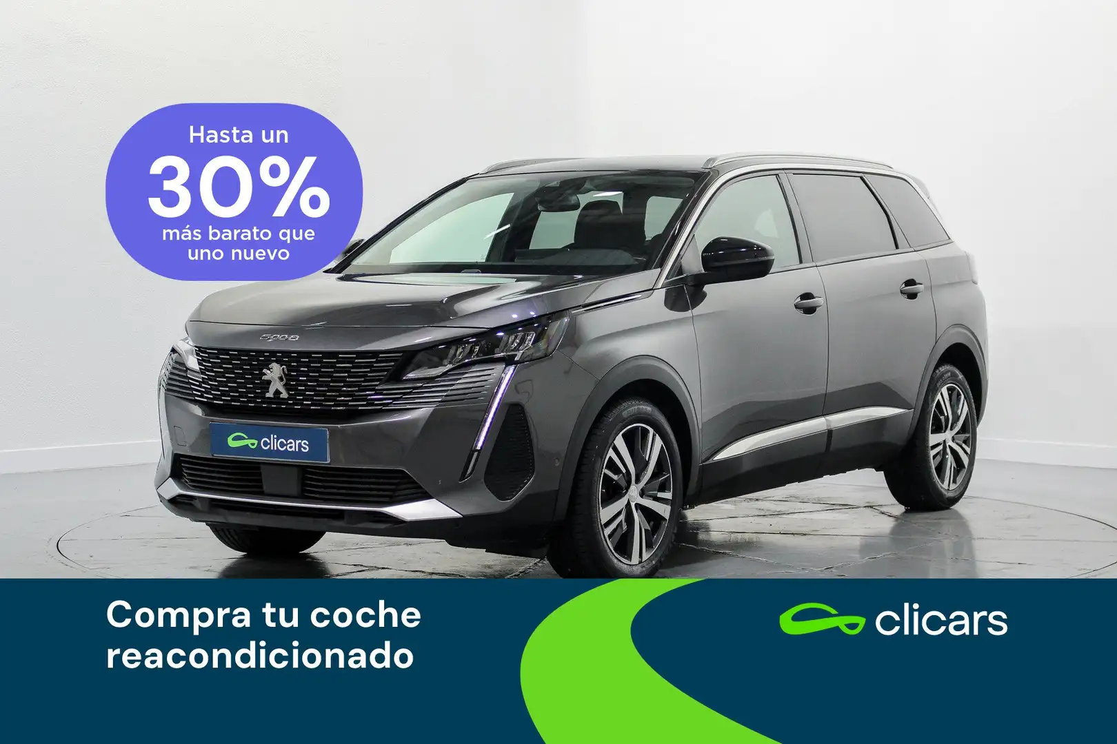 Peugeot 5008 1.2 PureTech S&S Allure Pack 130 EAT8 Gris - 1