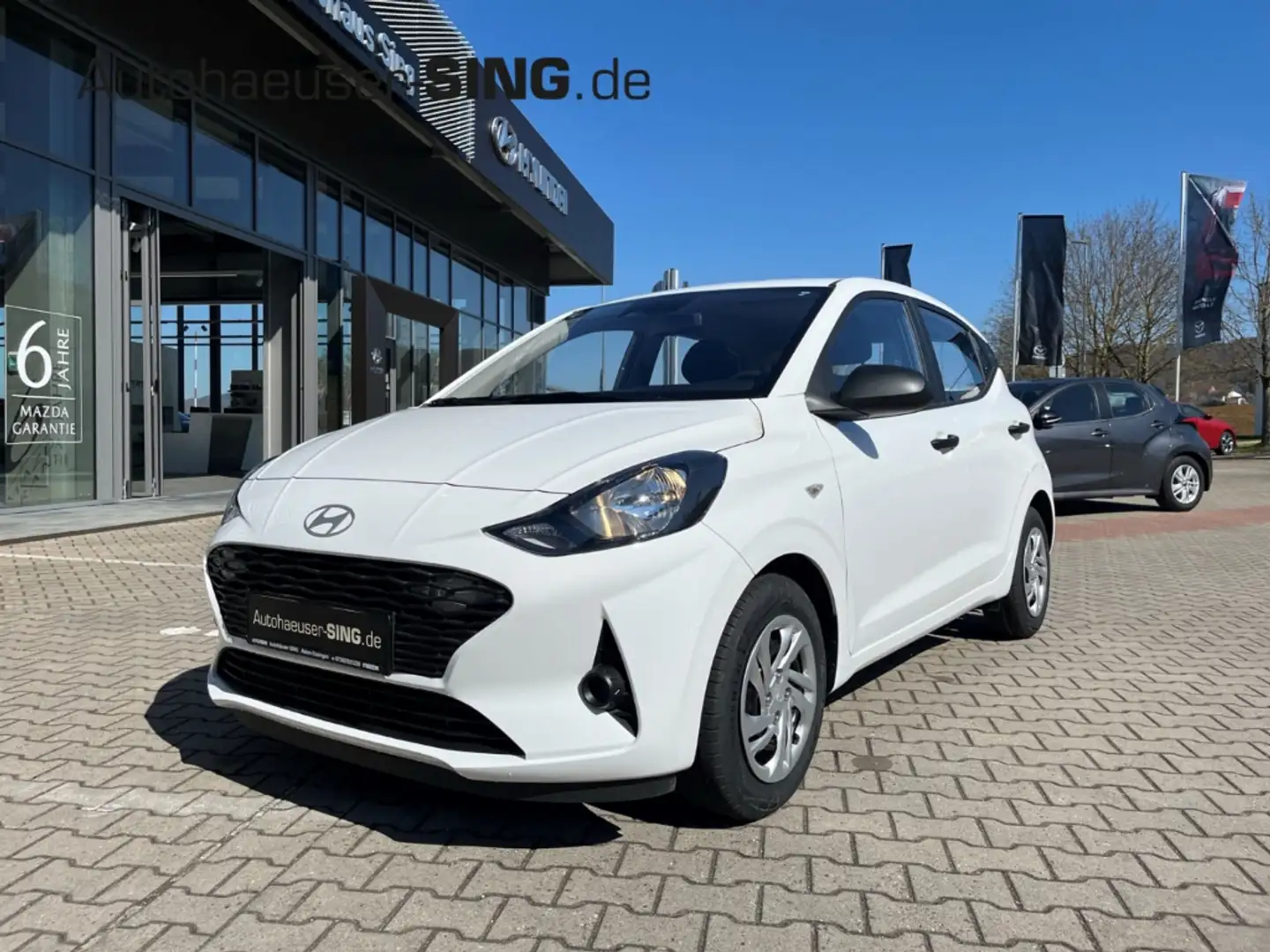 Hyundai i10 Klima Navi Tempomat LED Kamera Spurhalteass. Weiß - 1