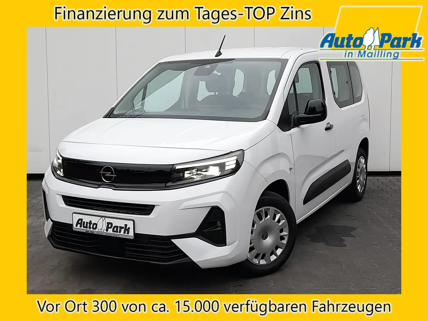 Opel Combo Life E Basis NAVI/APP~PDC~LED~GRA~DAB~MFL Wit - 1