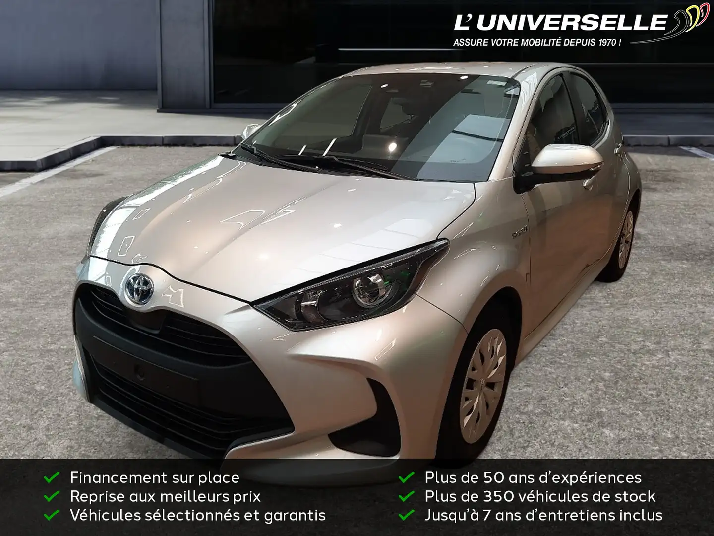 Toyota Yaris DYNAMIC HYBRID Gri - 1