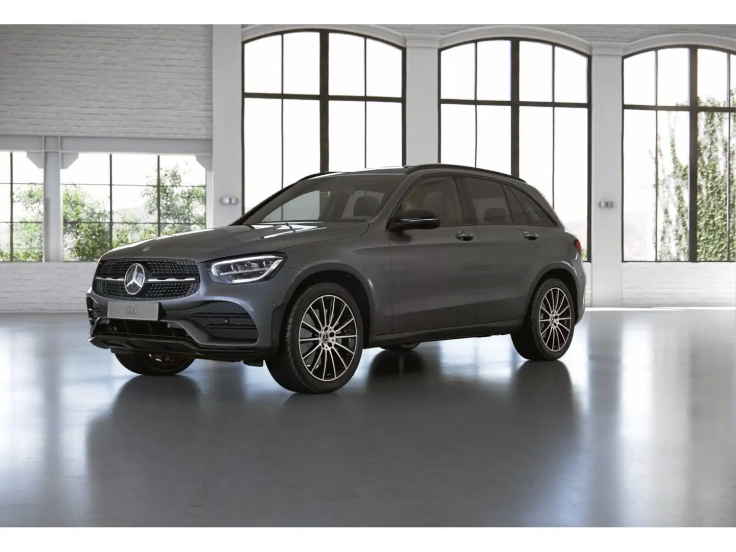 Mercedes-Benz GLC 220 d 4MATIC Navi Cam Distr AUT Wide AHK LED Grau - 2