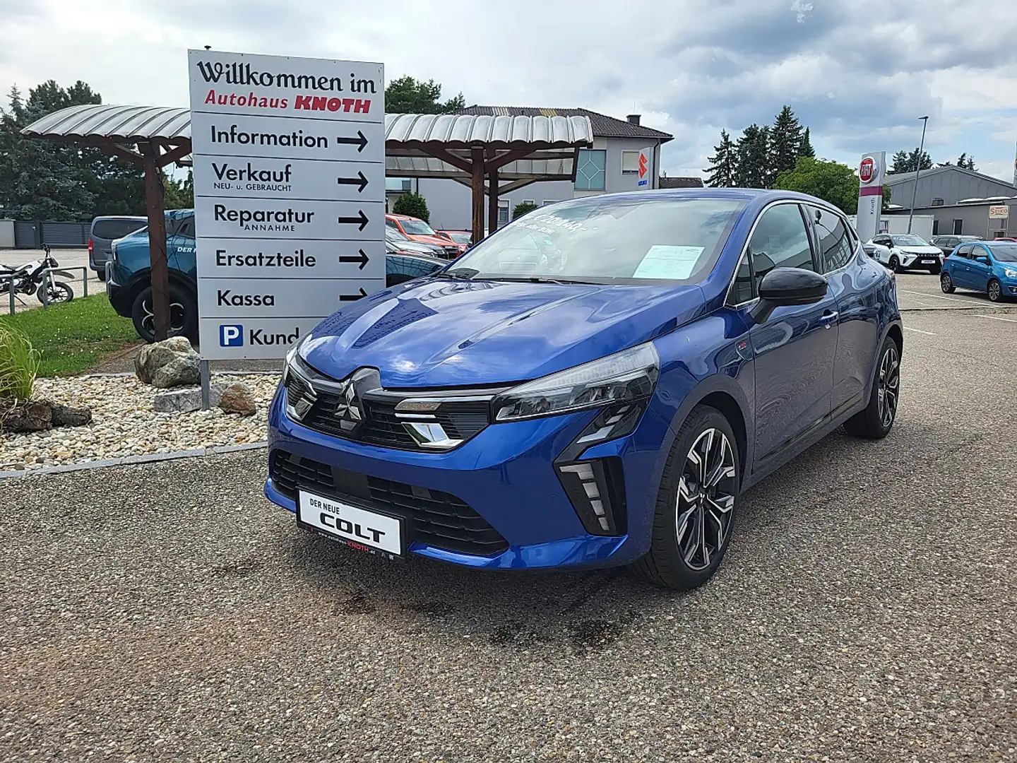 Mitsubishi Colt 1,0 MPI-T Intense Blau - 1
